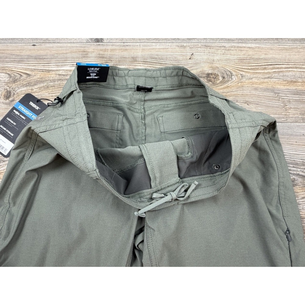 NEW  Kuhl Women's Trekr Pants‎ W/Capri Conversion Olive Green 14P Hike Gorpcore - Picture 5 of 16
